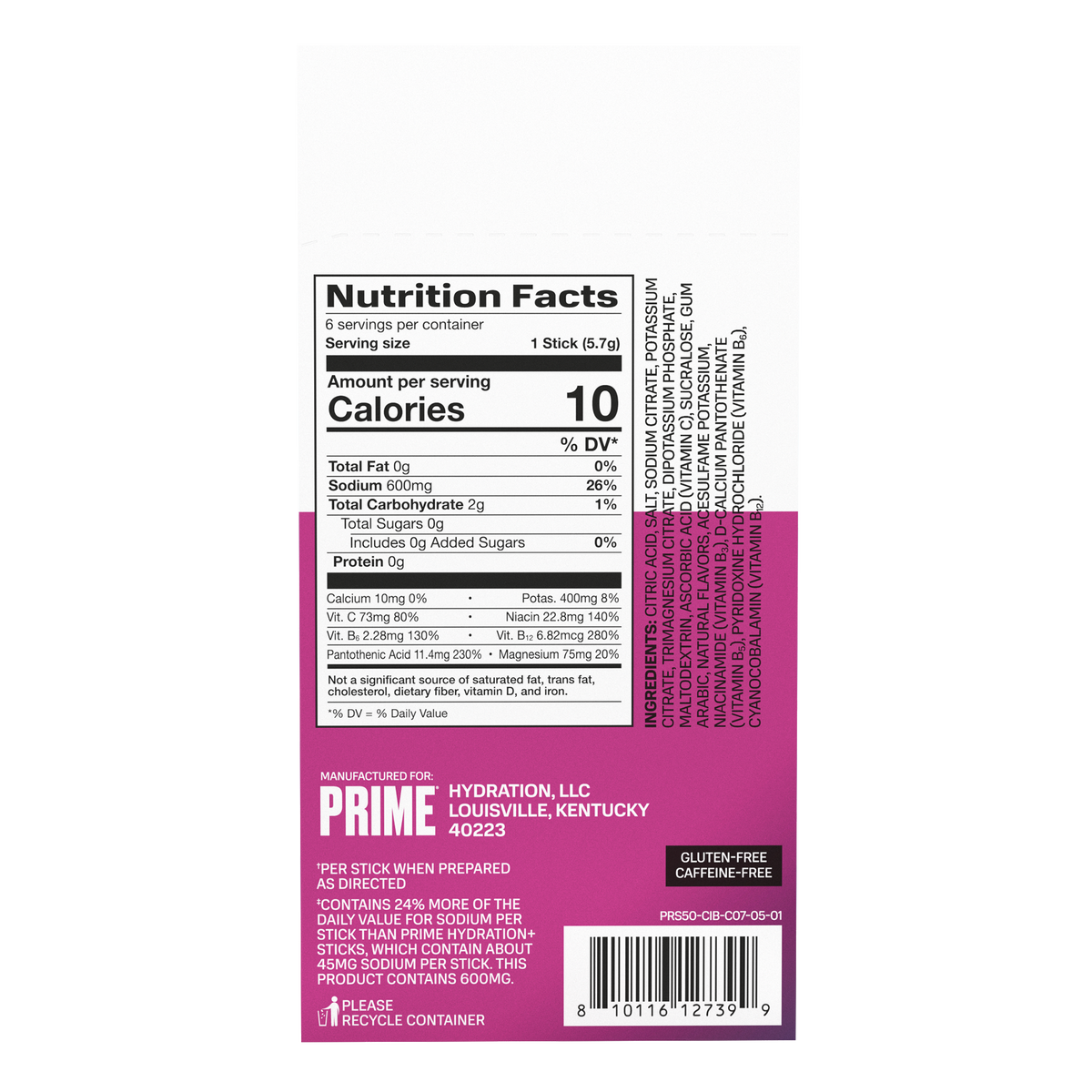 Rapid Rehydration Sticks - Berry Citrus Rush