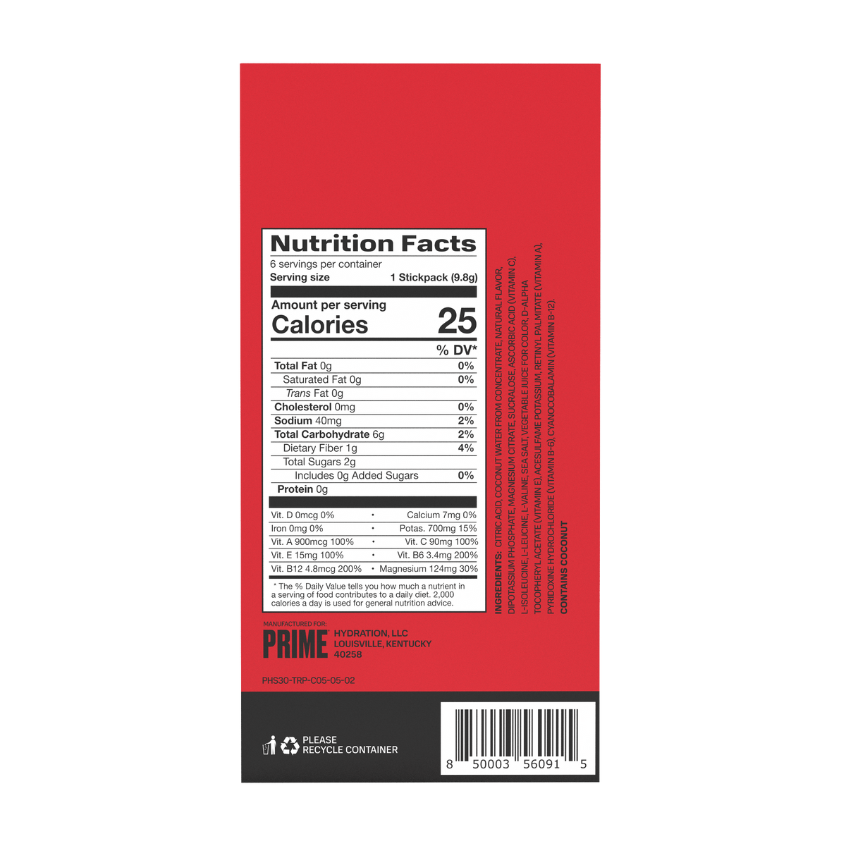 Hydration+ Sticks - Tropical Punch